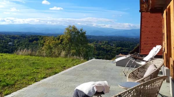 Wandern in der Südsteiermark - Schlafen im Chalet